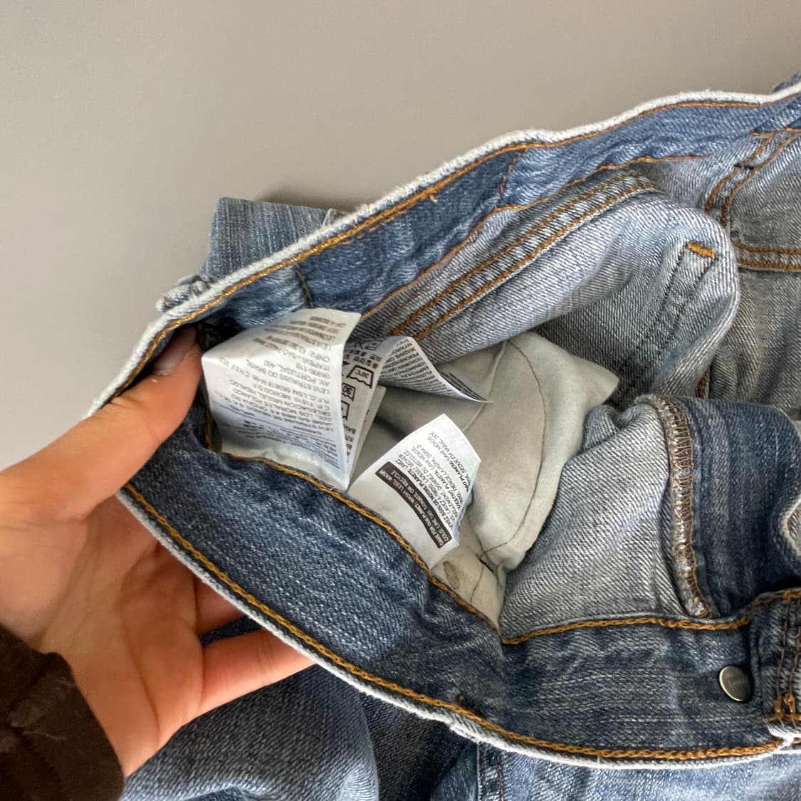 (36) 리바이스559 36x34 릴렉스 스트레이트핏 워싱 데님팬츠 상품이미지4