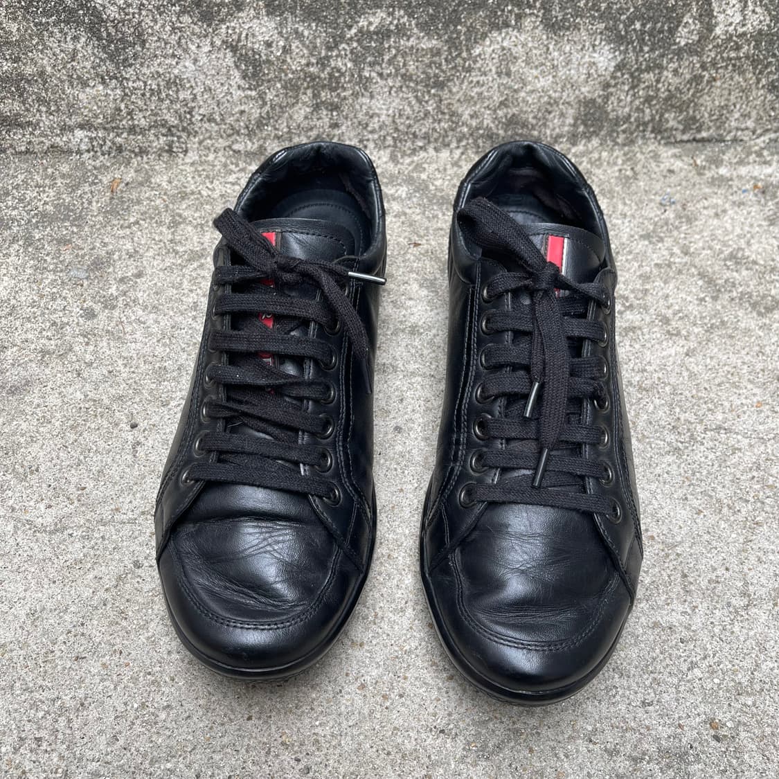 [6] Prada VTG 2000s 레더 스니커즈 (260) 상품이미지2