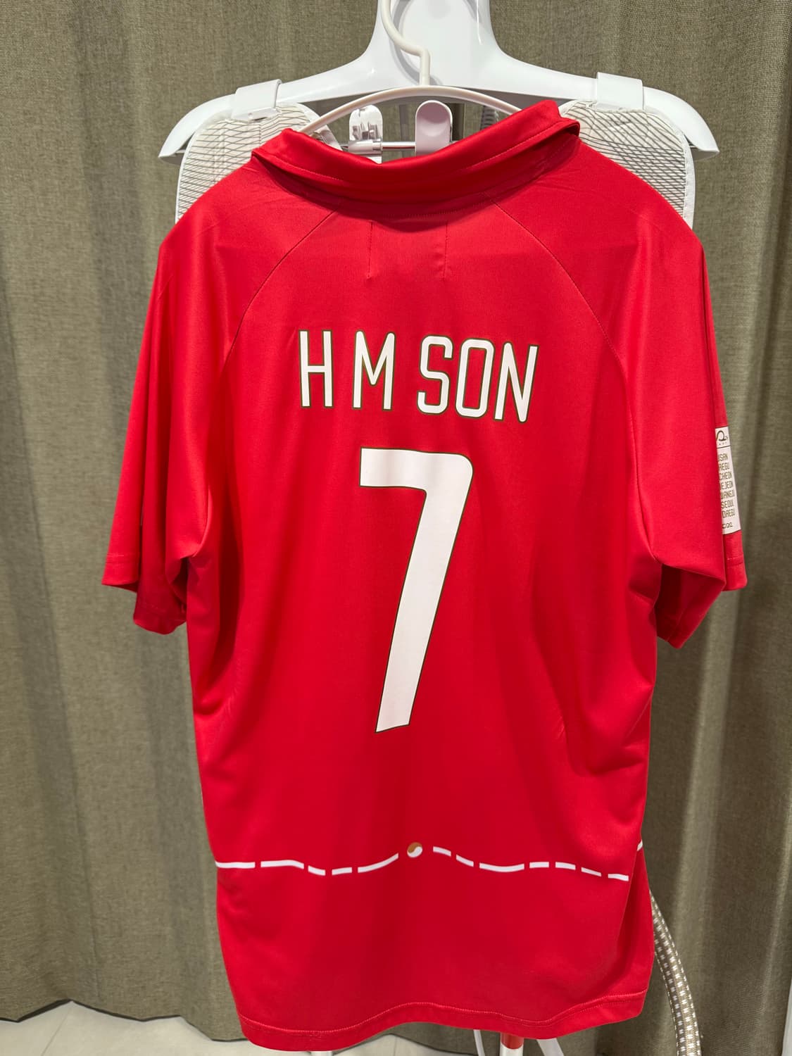 오버더피치 x 2002 대한민국 유니폼 손흥민 마킹 M사이즈 상품이미지2