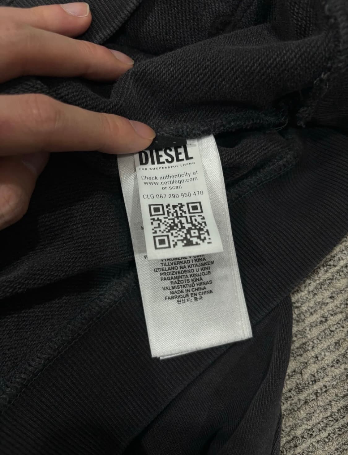 디젤 복스트 후드티 L 상품이미지6