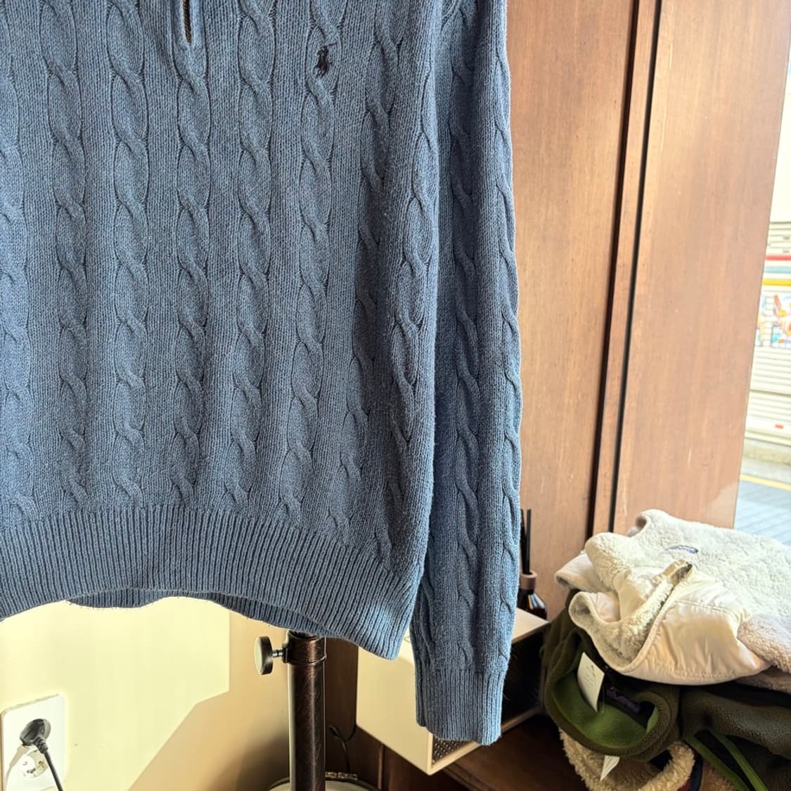 15287 - 폴로 랄프로렌 케이블 반집업 니트 상품이미지5