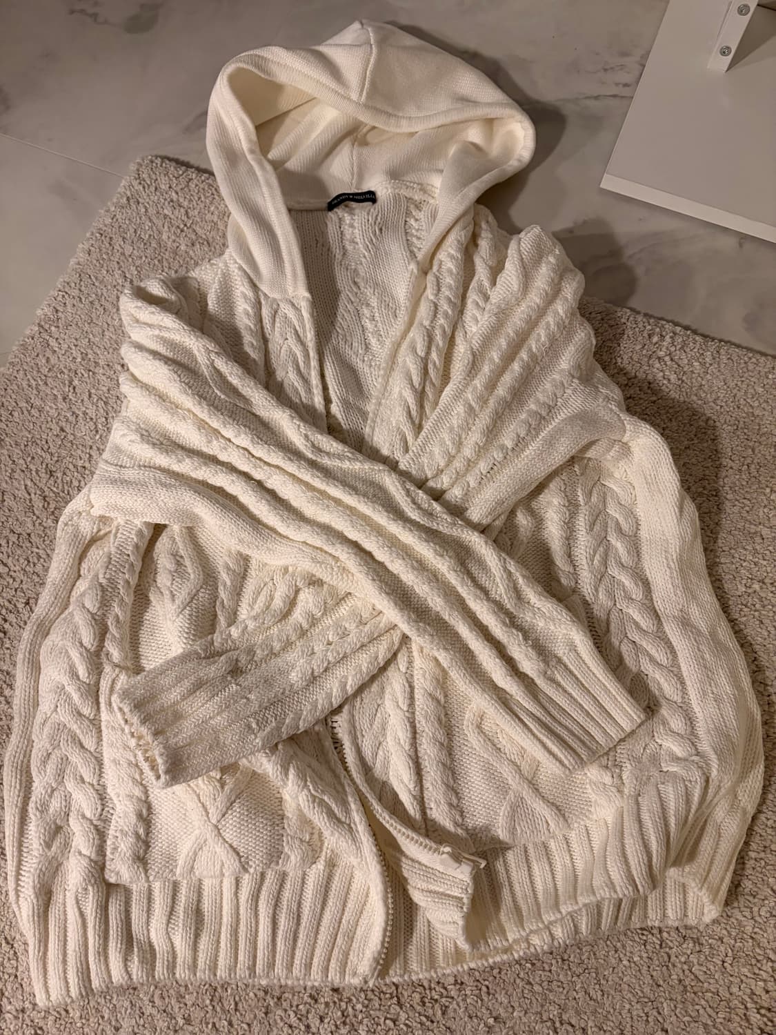 브랜디멜빌 니트 후드집업 상품이미지1