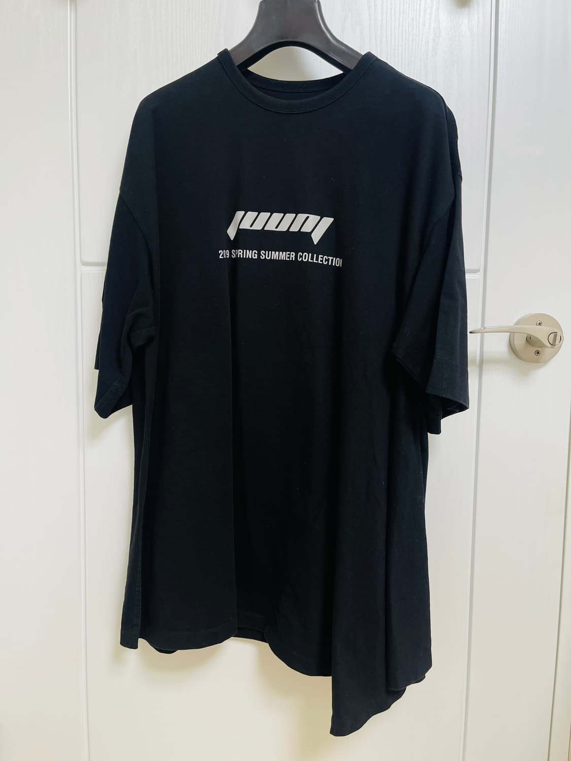 준지 오버사이즈 티셔츠 블랙 상품이미지1