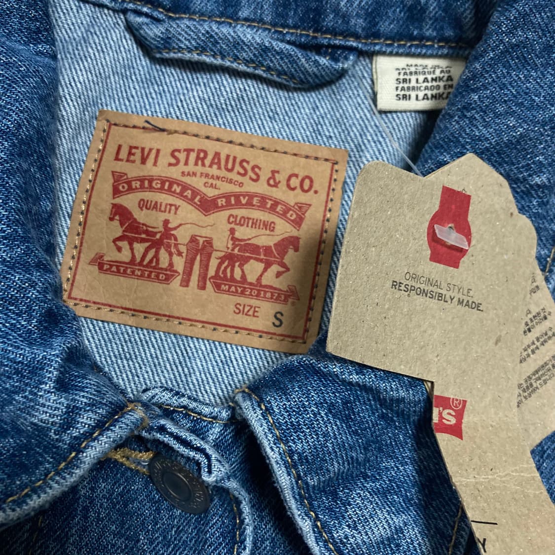 리바이스 시그니처 탭 데님 트러커 자켓 상품이미지4