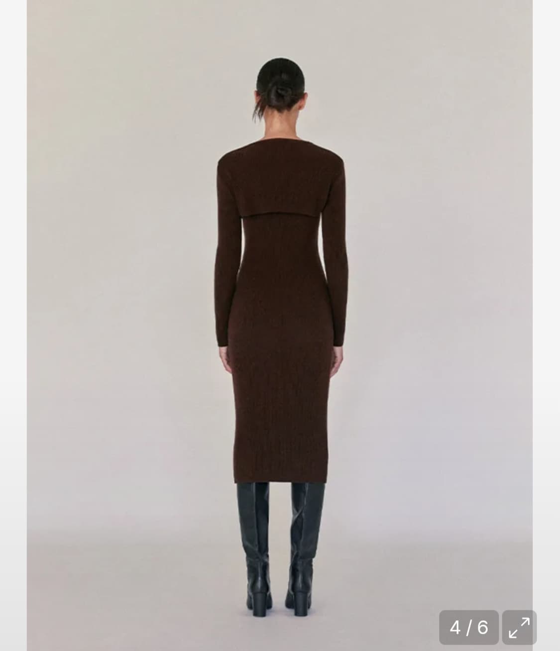 디어리쉬 니트 볼레로&슬리브리스 원피스 세트 55 (구매가 23만) 상품이미지2