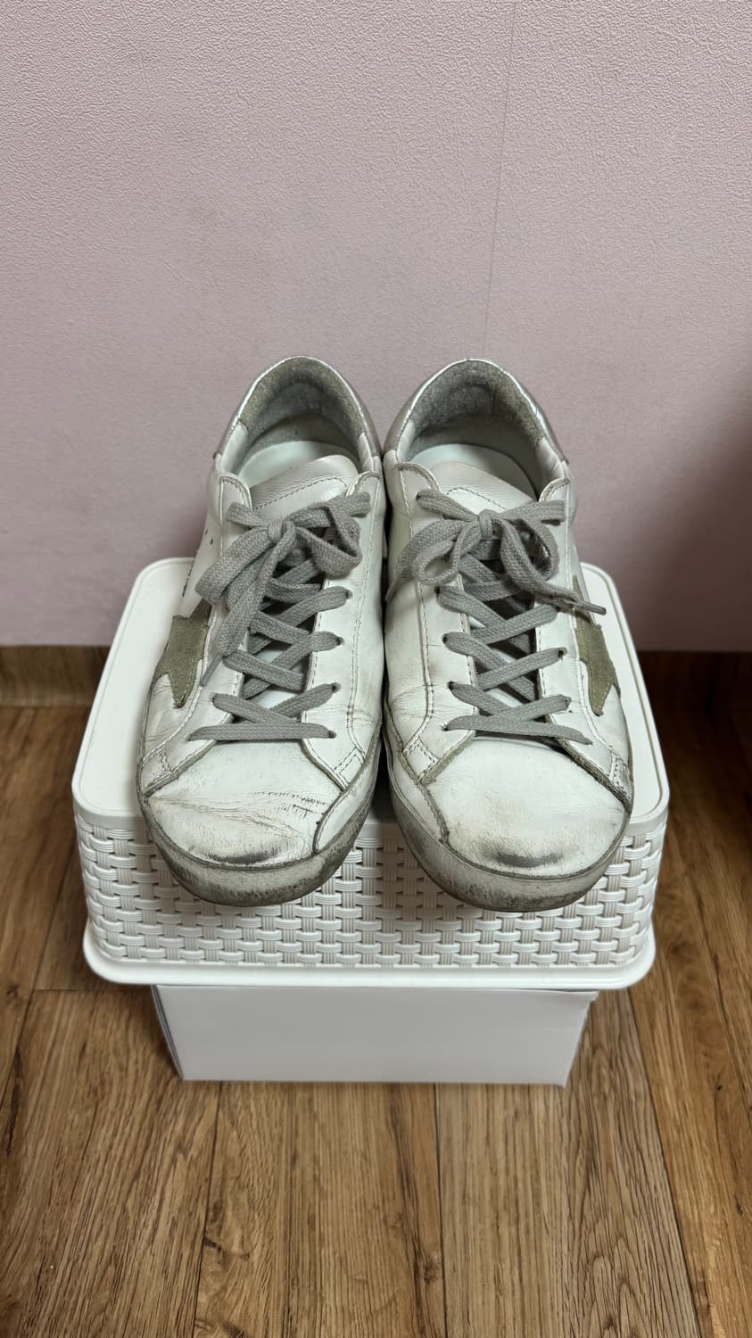 여성 골든구스 스니커즈 실버 - 38 상품이미지4