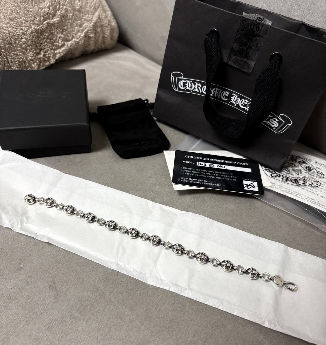 크롬하츠 BS 플레어볼 팔찌 상품이미지1