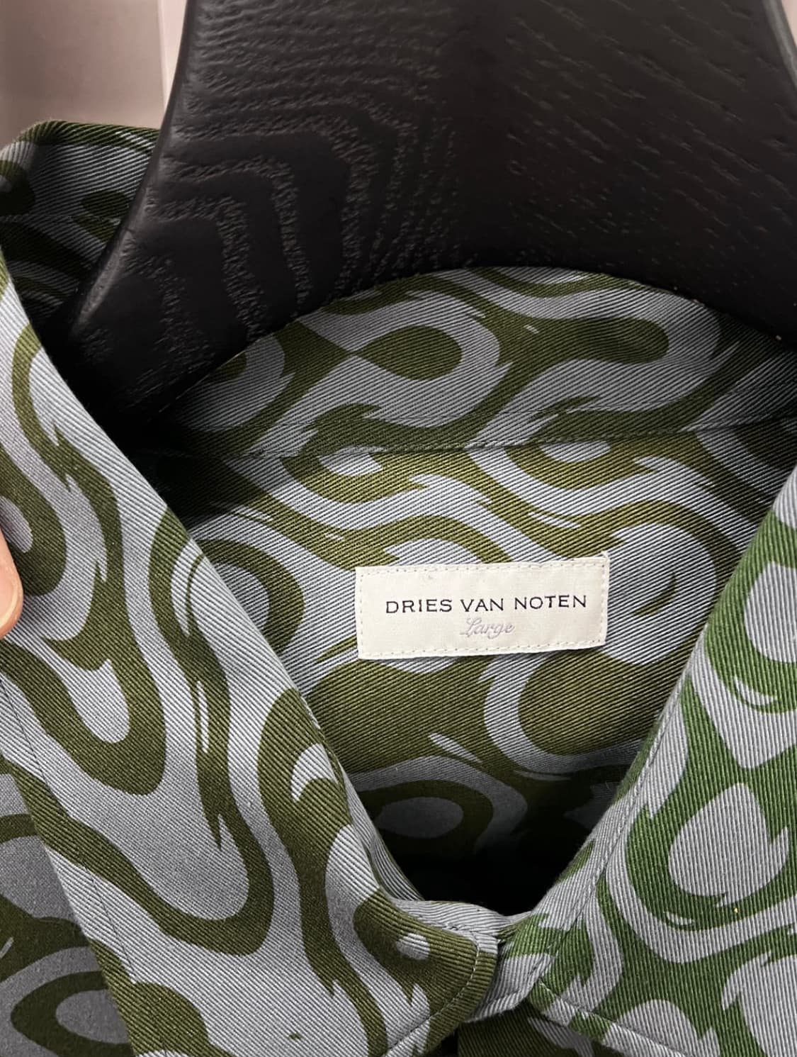 23fw 드리스 반 노튼 패턴 셔츠 상품이미지3