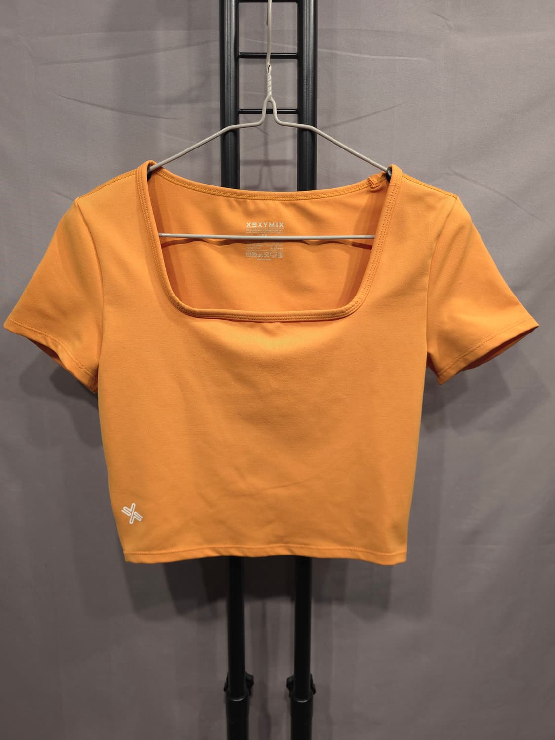 젝시믹스 젤라 인텐션 스퀘어 크롭탑 M 오렌지+멜론 2장 상품이미지2