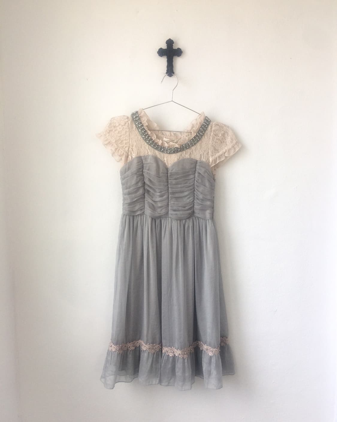 Flower point sleeveless onepiece 상품이미지2