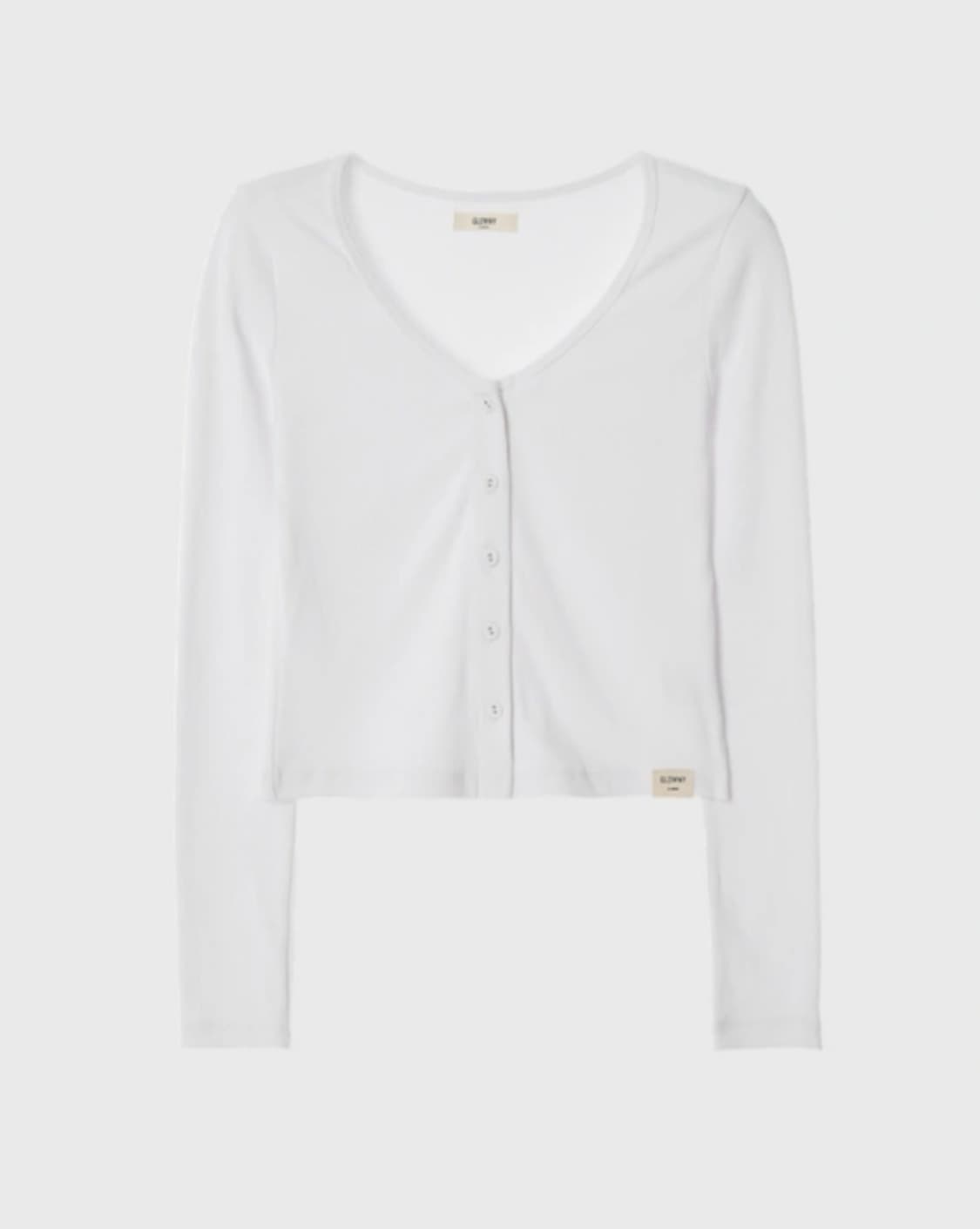 [M] 글로니 G CLASSIC RIB V-NECK CARDIGAN 상품이미지1