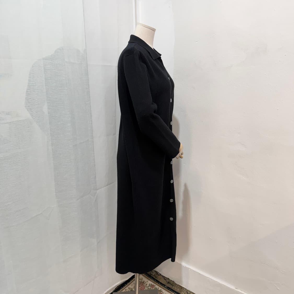 브런치 카라 블랙니트원피스 롱원피스 롱드레스 3871 상품이미지3