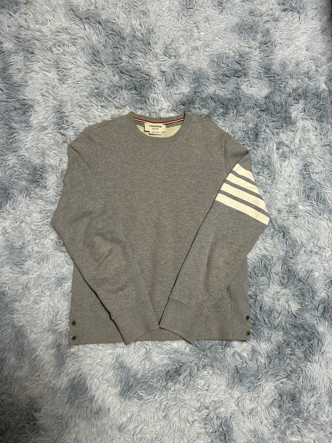 (2) 사이즈 톰브라운 사선완장 맨투맨 그레이 상품이미지1