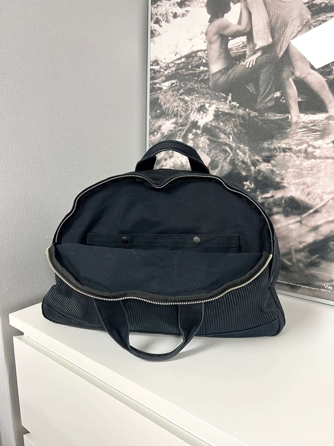 PORTER-TOTE BAG XL (Washed Stripe Black) 상품이미지5