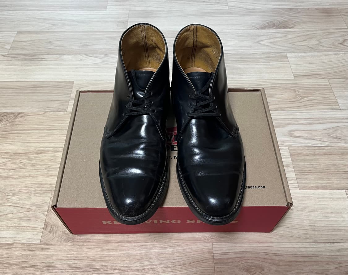 60’s 메이슨 치페와 폴스 처카 부츠 블랙 9D(270mm) 상품이미지2