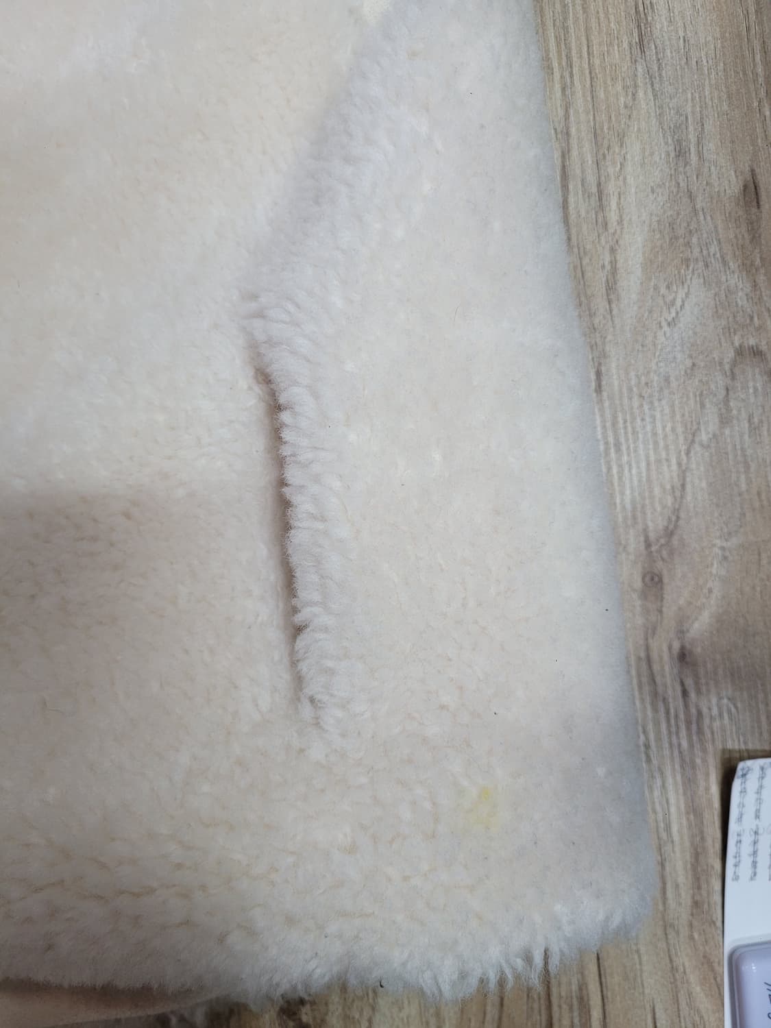 아이보리 양털 100% 조끼 베스트 상품이미지3