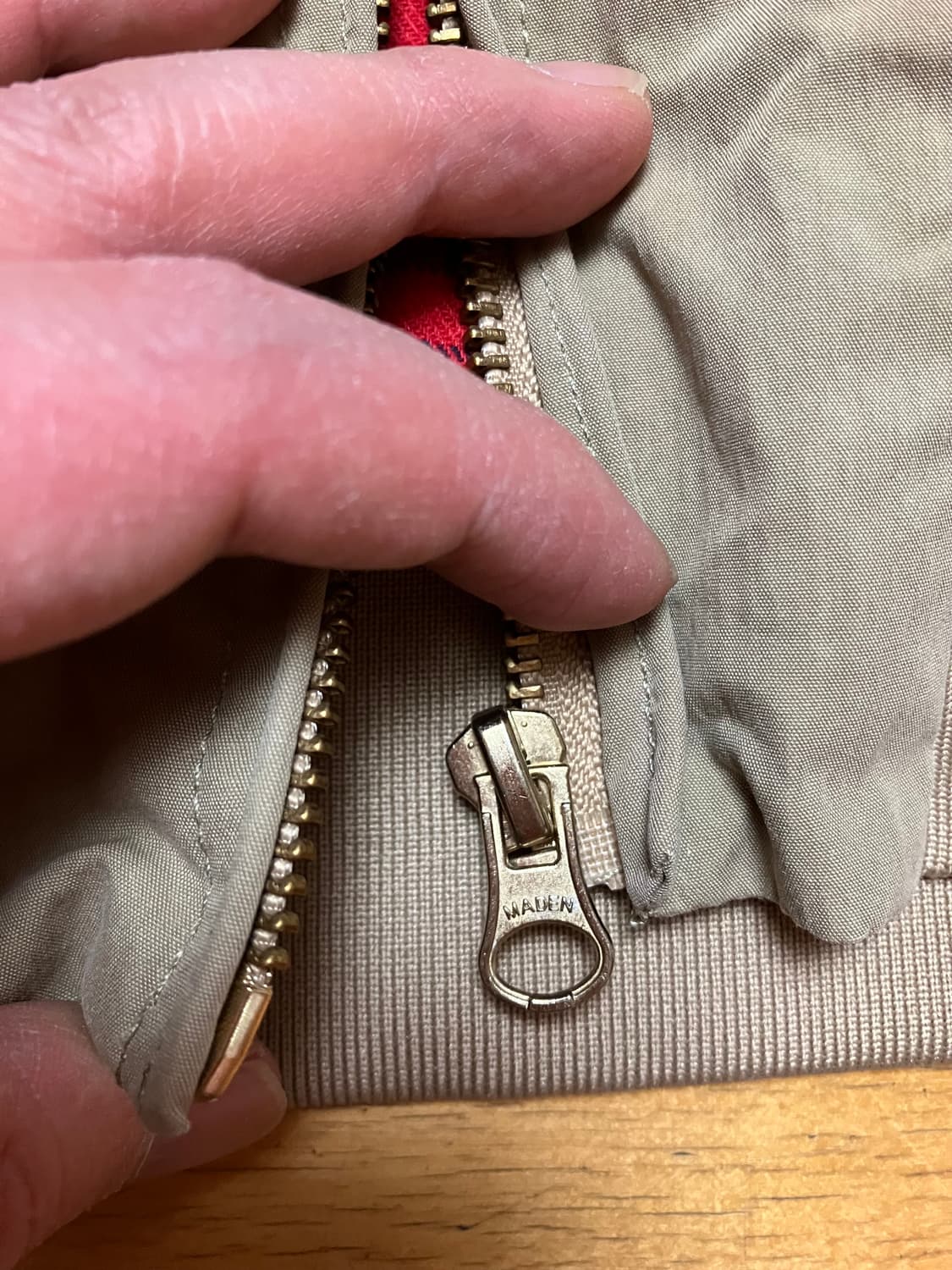 해링턴 자켓 XXL 베이지 상품이미지6