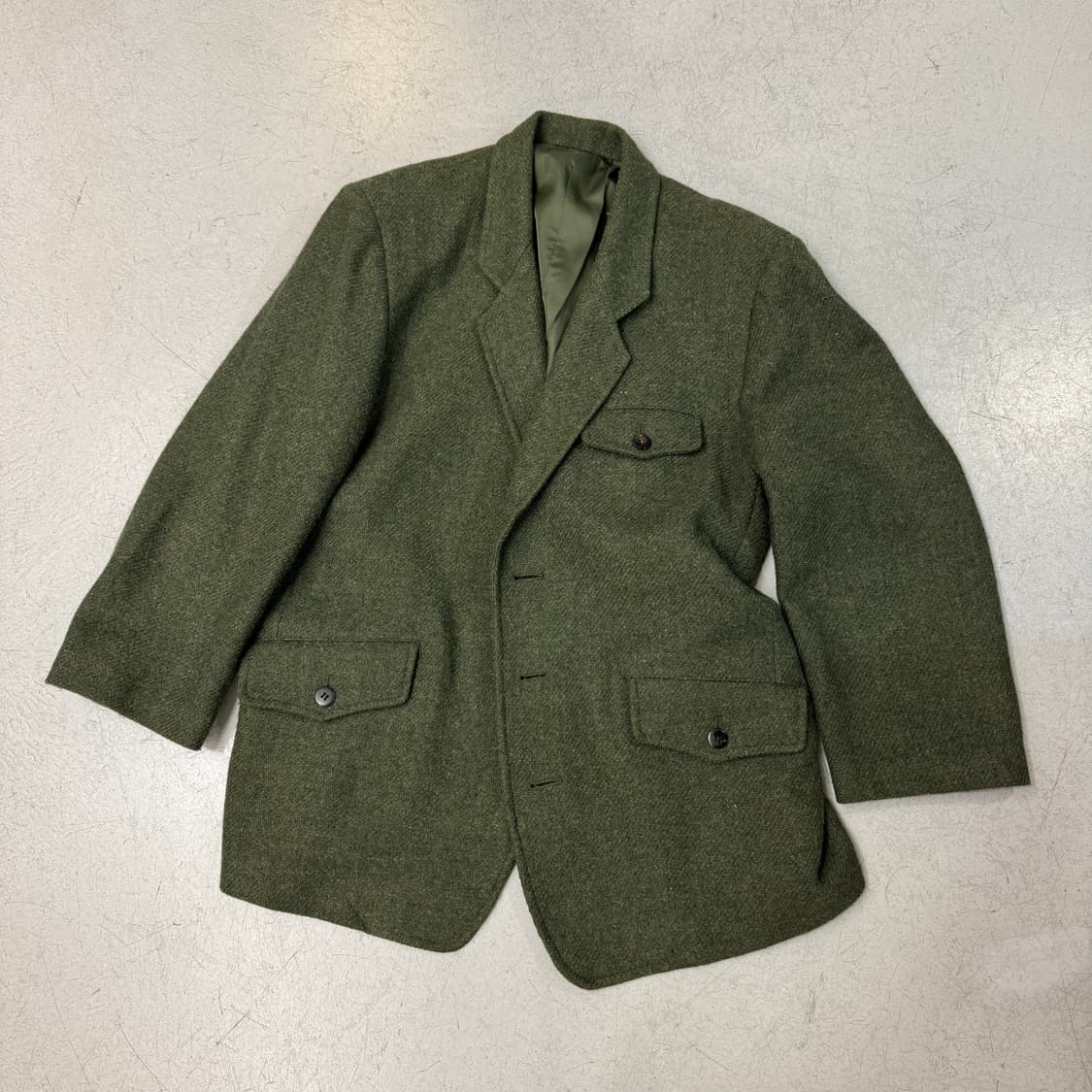 1980s I.S 이세이미야케 트위드 자켓  상품이미지2