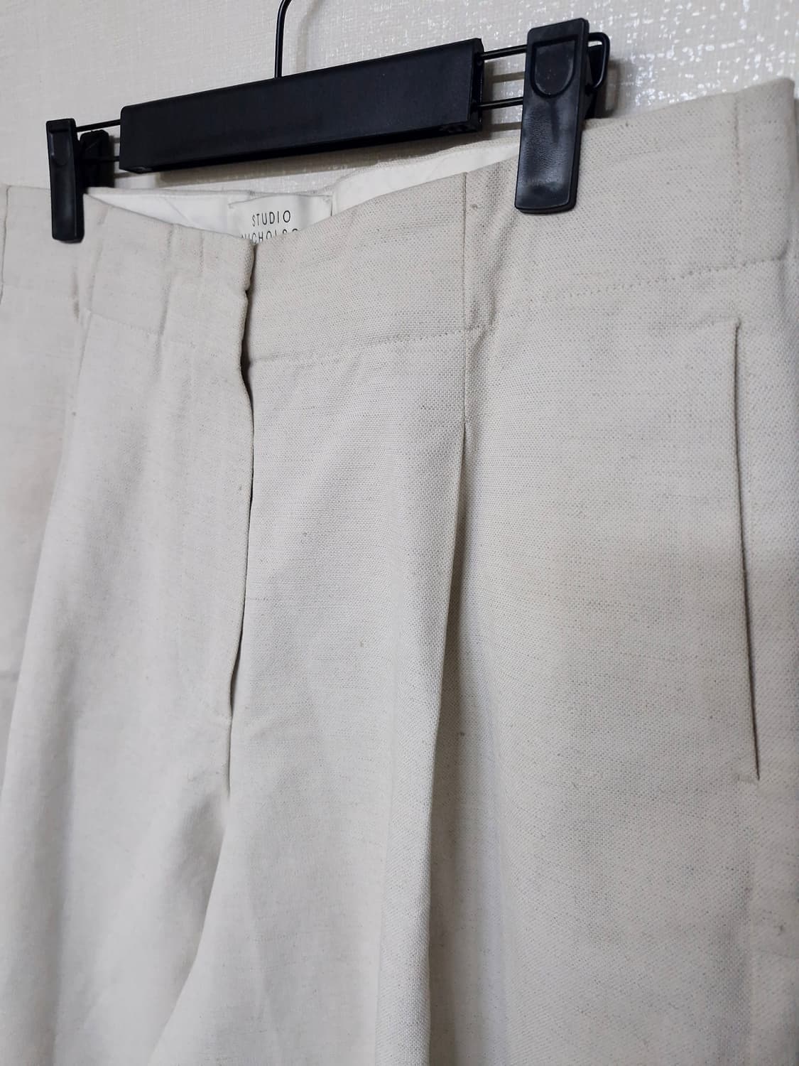 STUDIO NICHOLSON 스튜디오니콜슨 마재질 볼륨팬츠[2] 상품이미지3