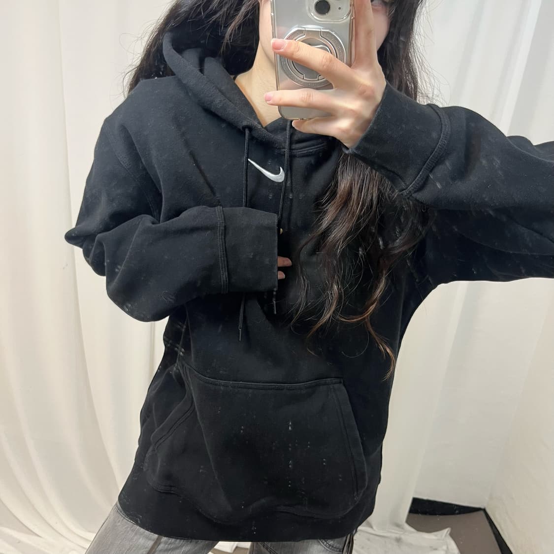 Nike Black Hoodie 상품이미지3