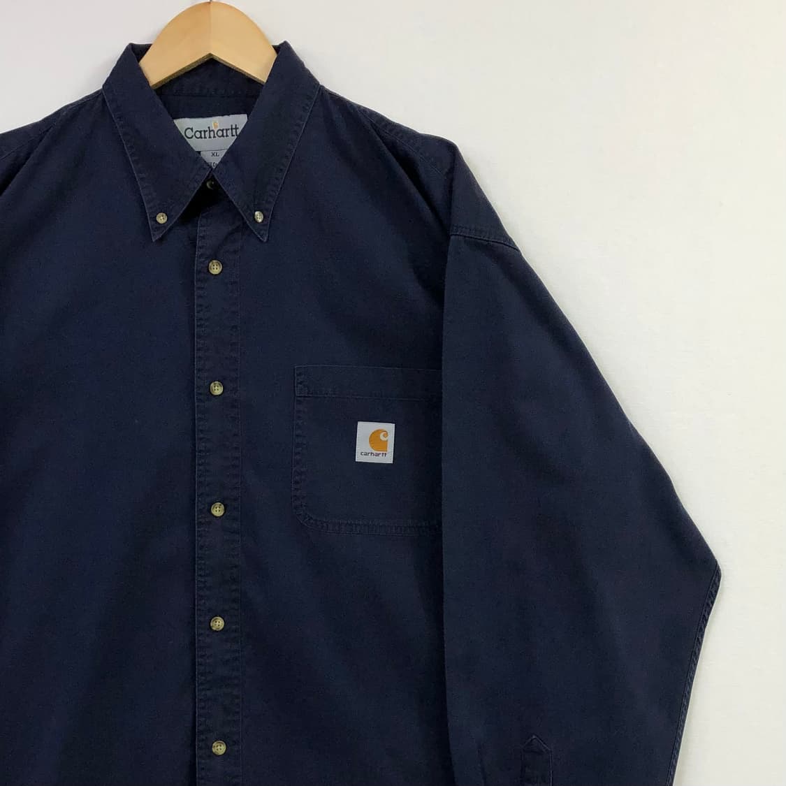 Xxl 칼하트 네이비 워크 셔츠 상품이미지1