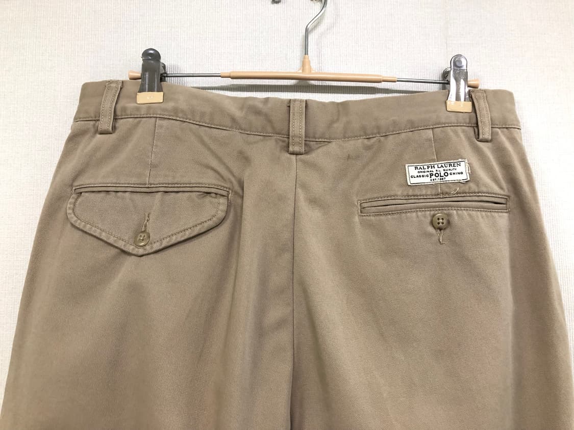 폴로 빈티지 투턱 하몬드 치노팬츠 면바지 32 _ 베이지 상품이미지4