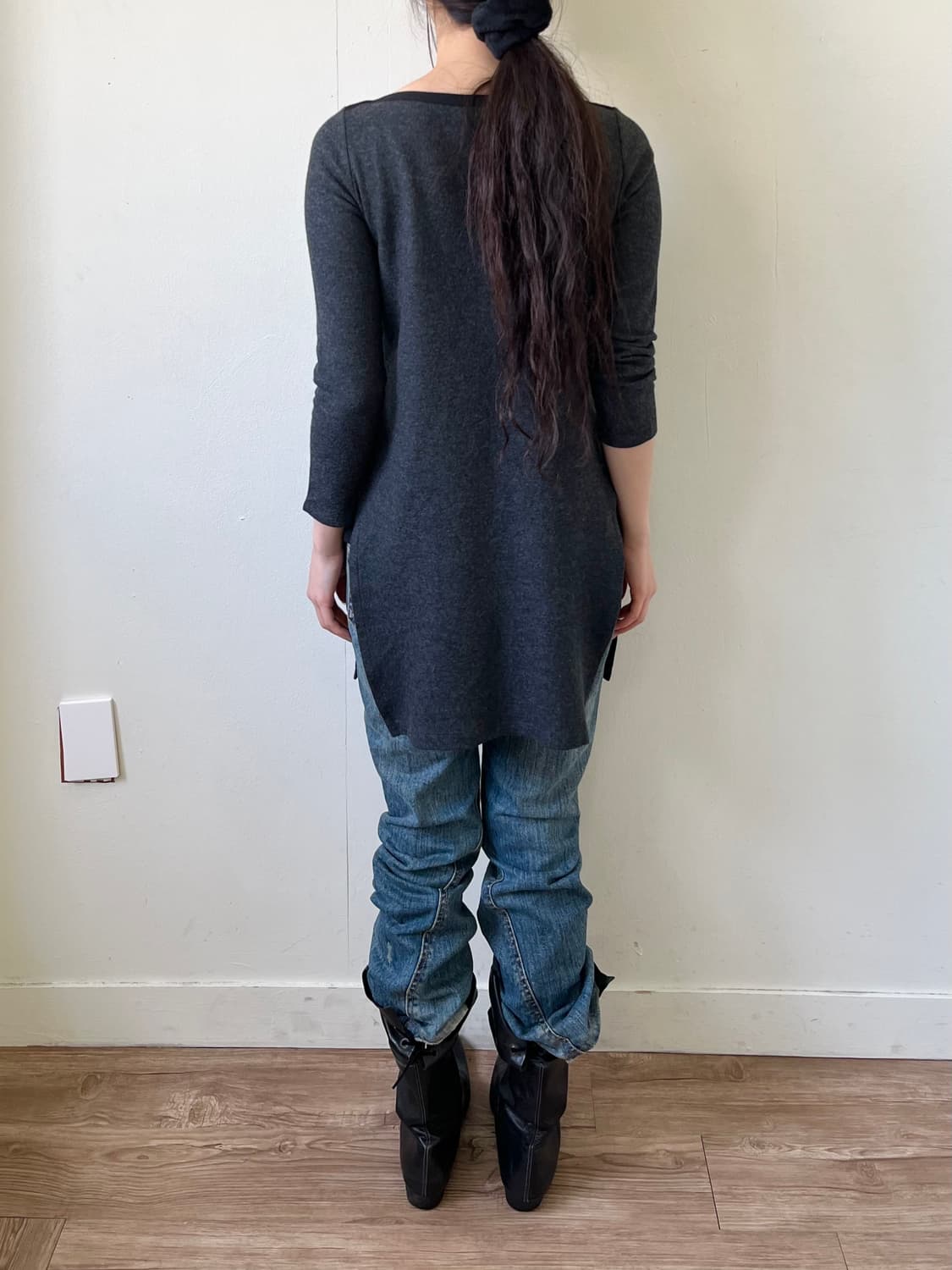 LANVIN 트임 울 원피스 상품이미지10