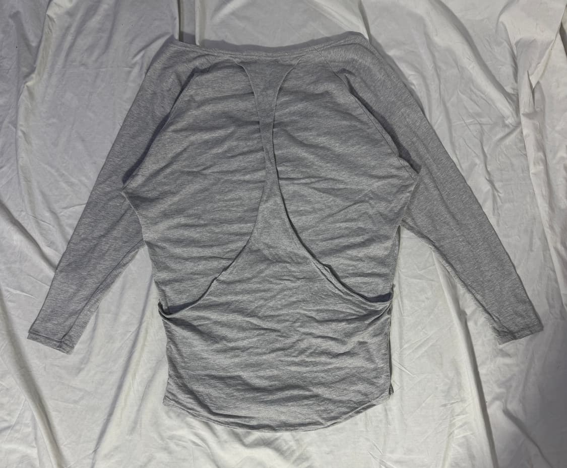 Glad news 컷아웃 스컬 롱슬리브 y2k punk 펑크 아방가르드 상품이미지6