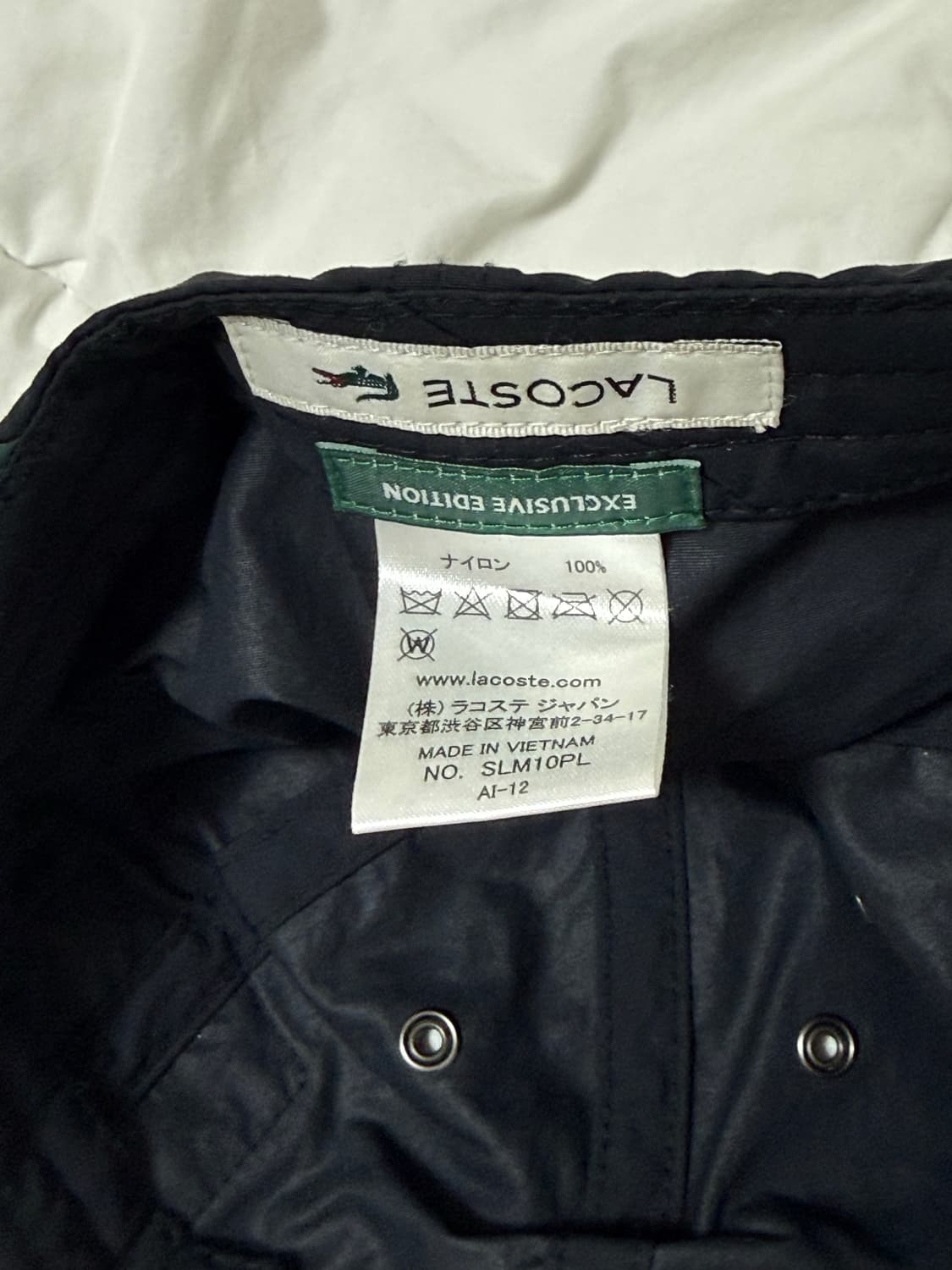 라코스테 빔즈 요트클럽 블랙 6패널 볼캡 상품이미지2