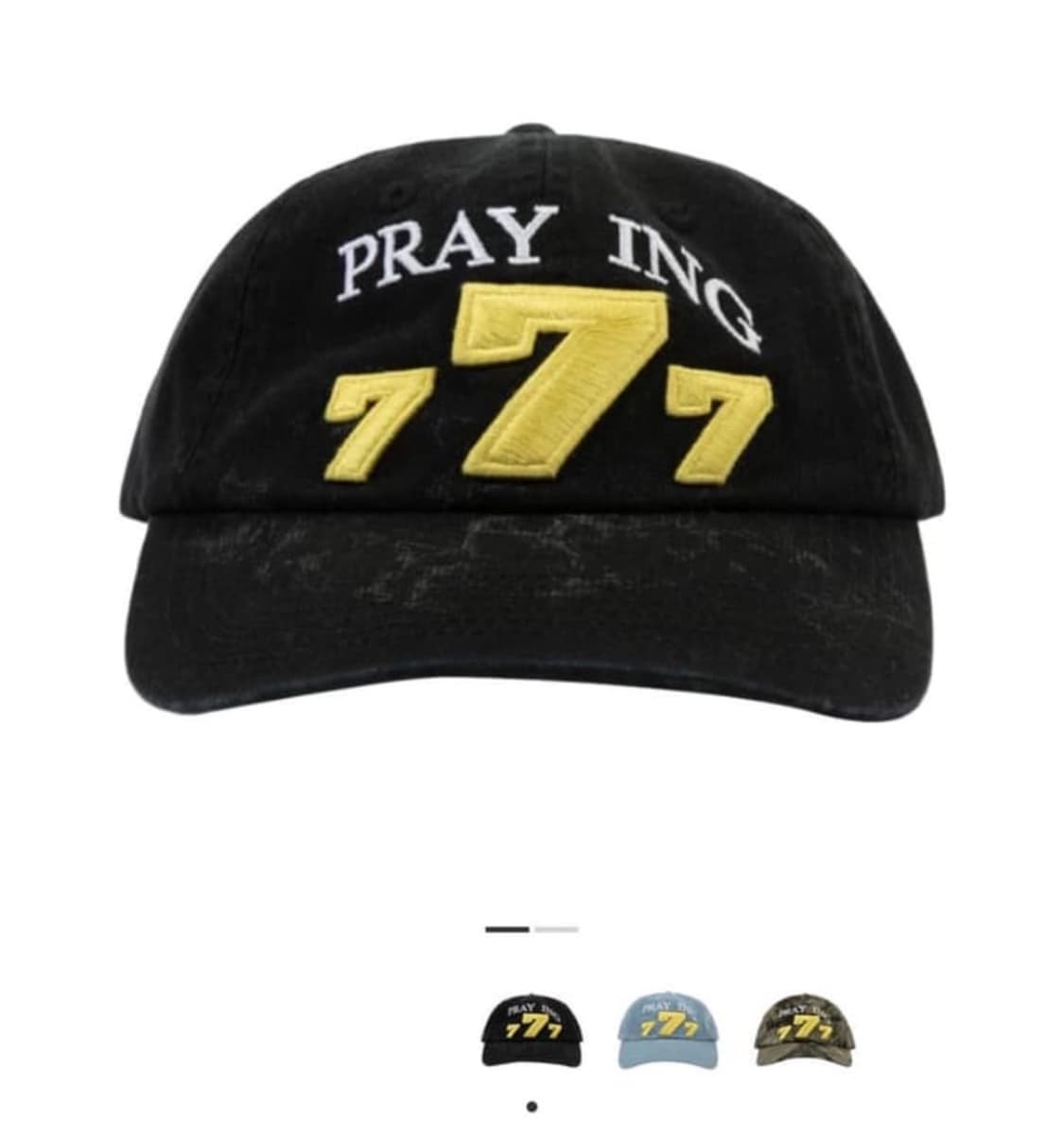 Praing 777 캡모자 상품이미지1