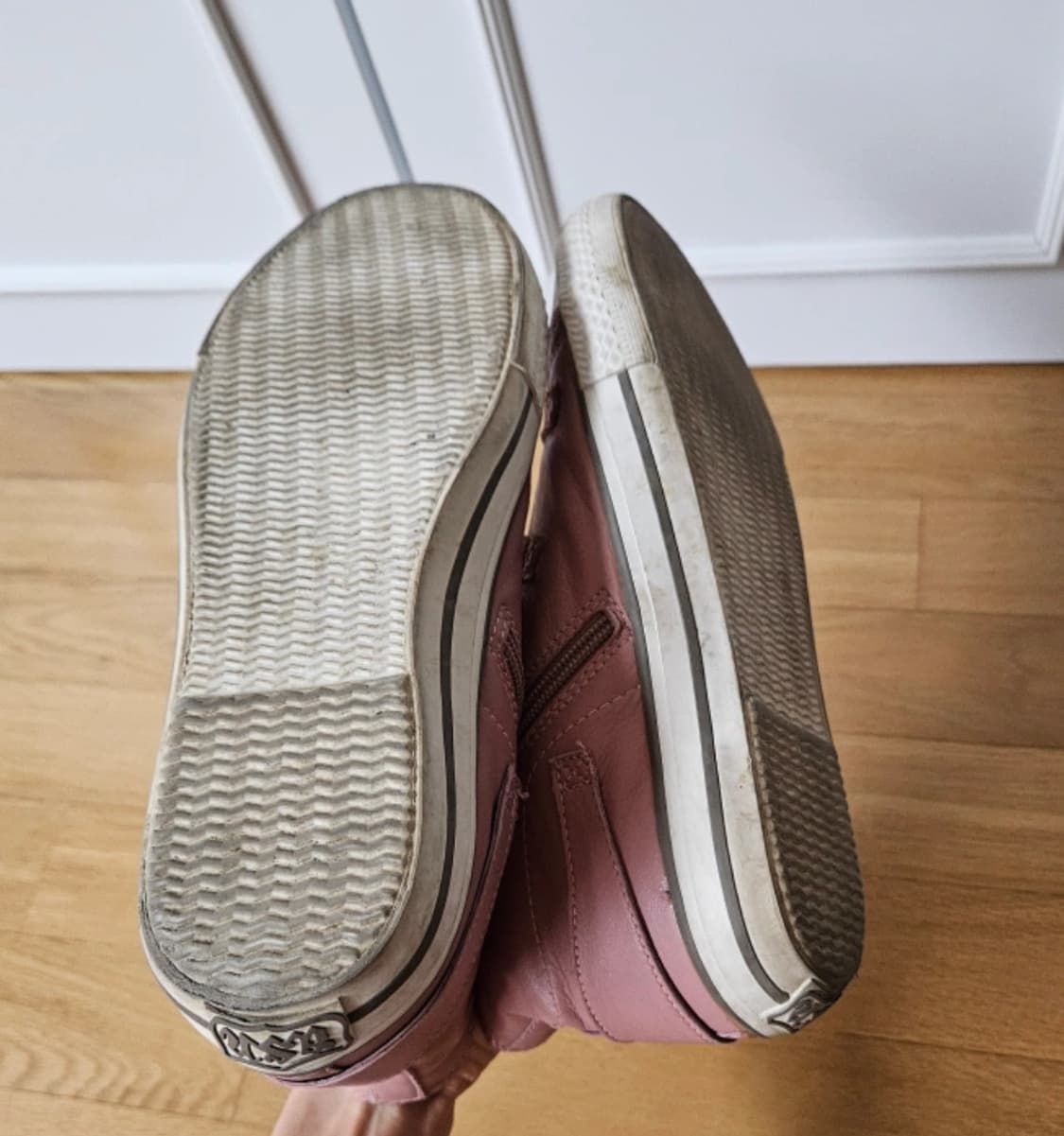 Ash 아쉬 핑크 가죽 하이탑 스니커즈 40 상품이미지3