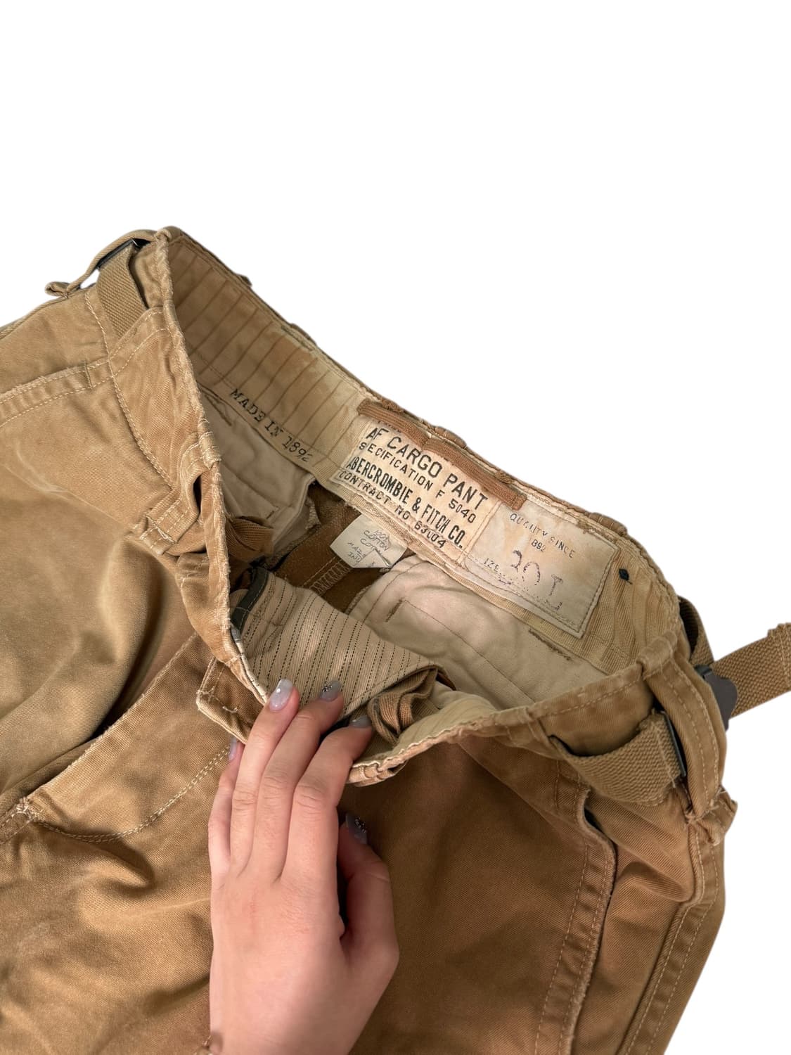 아베크롬비 베이지 카고팬츠 상품이미지6