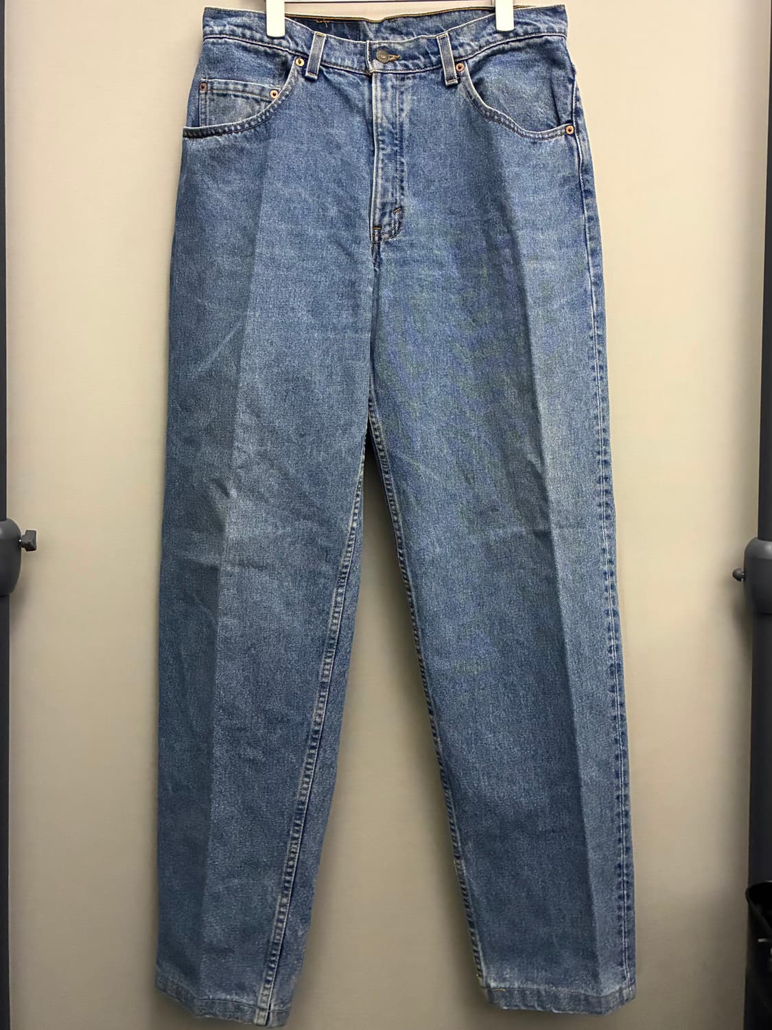 (32~33)90s USA 빈티지 리바이스 560 중청 데님 테이퍼드 상품이미지10