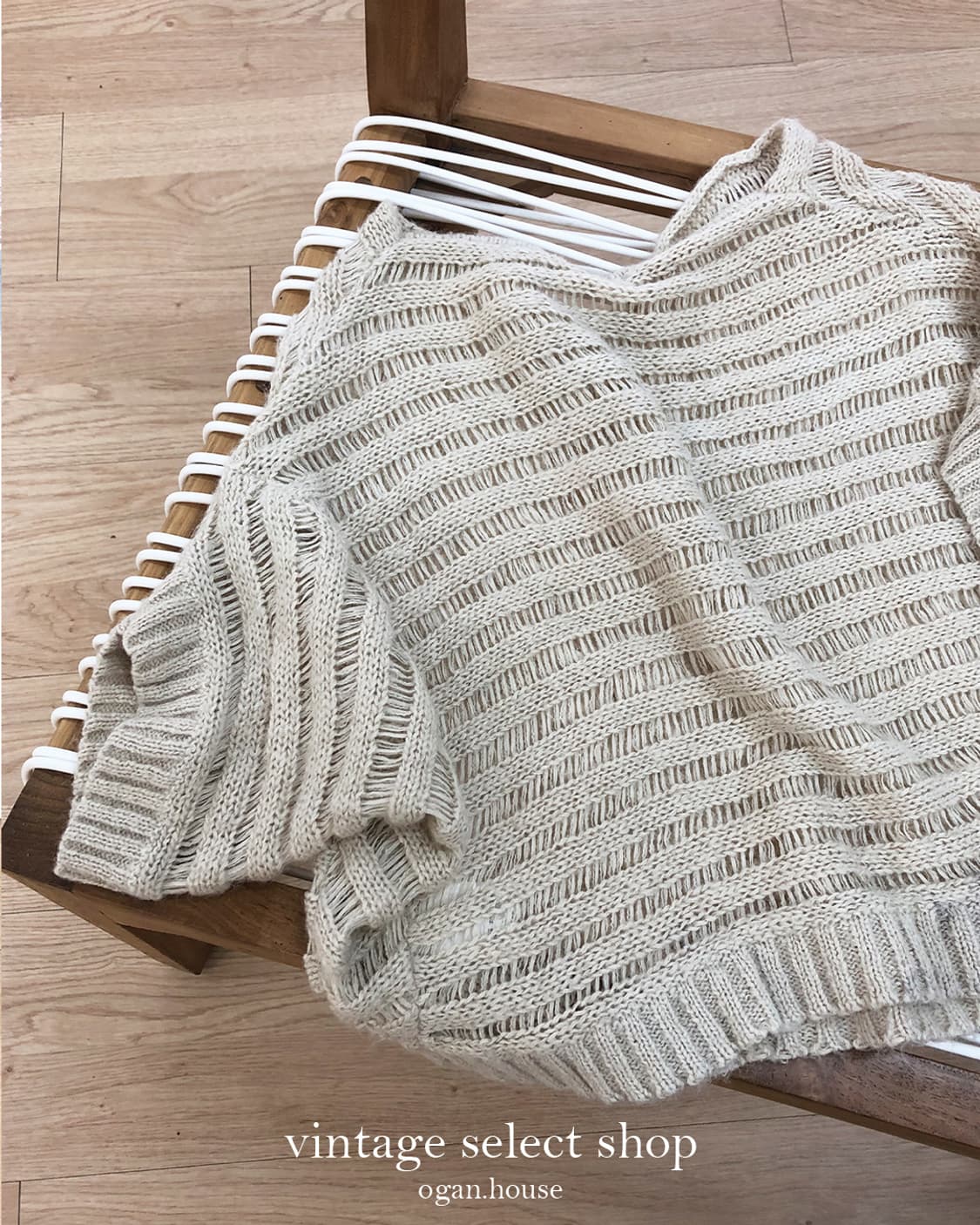 vintage one-shoulder knit top 상품이미지4