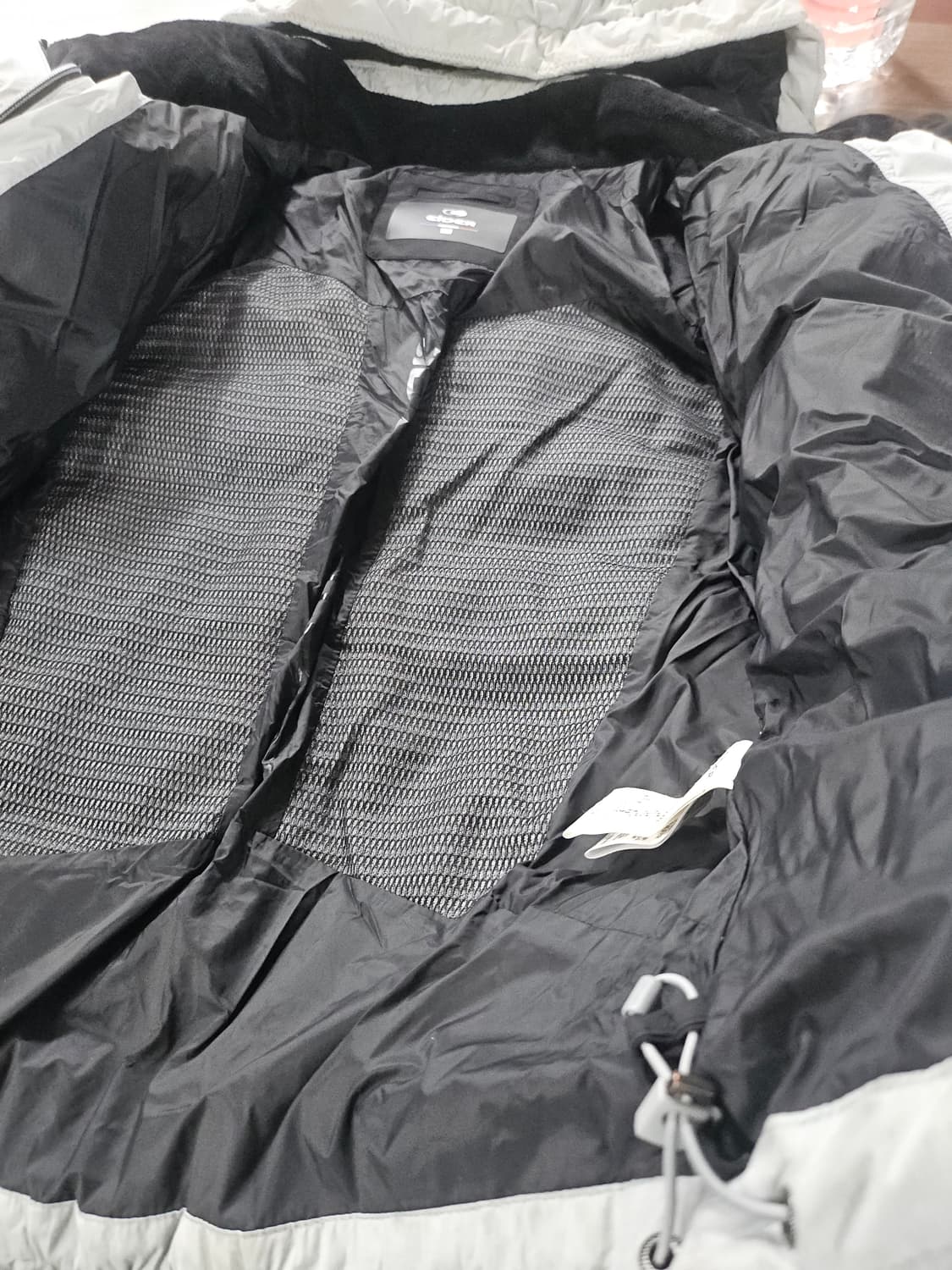 아이더 후드 패딩 점퍼 라이트그레이 상품이미지7