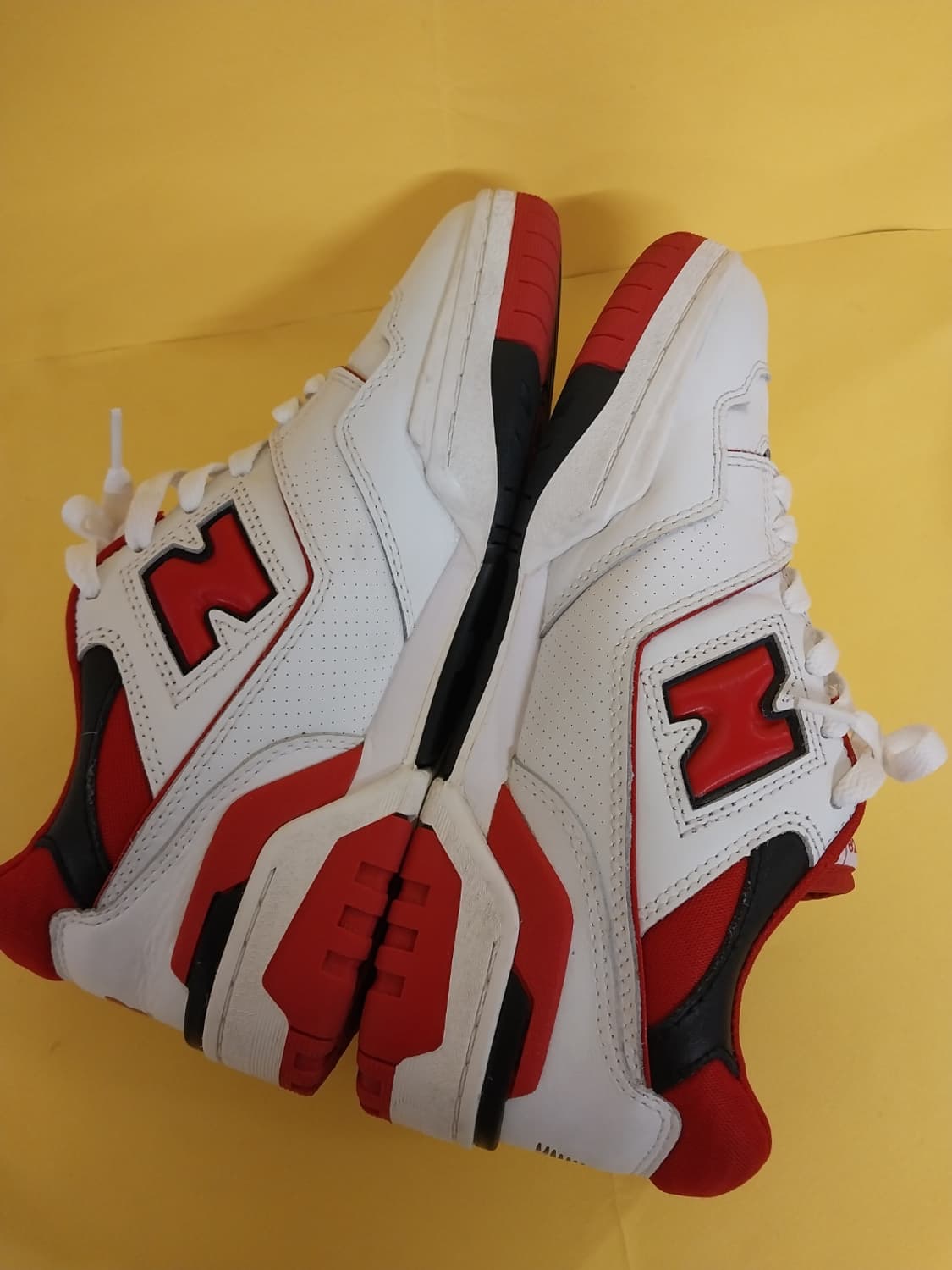 남성 뉴발란스 550 화이트레드 운동화 (245) 상품이미지7