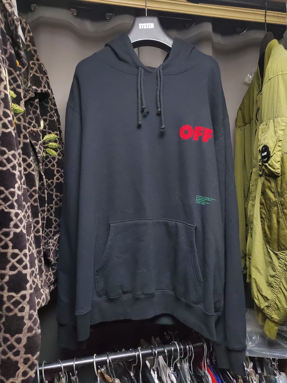 오프화이트 분더샵 지드래곤 후디 상품이미지2