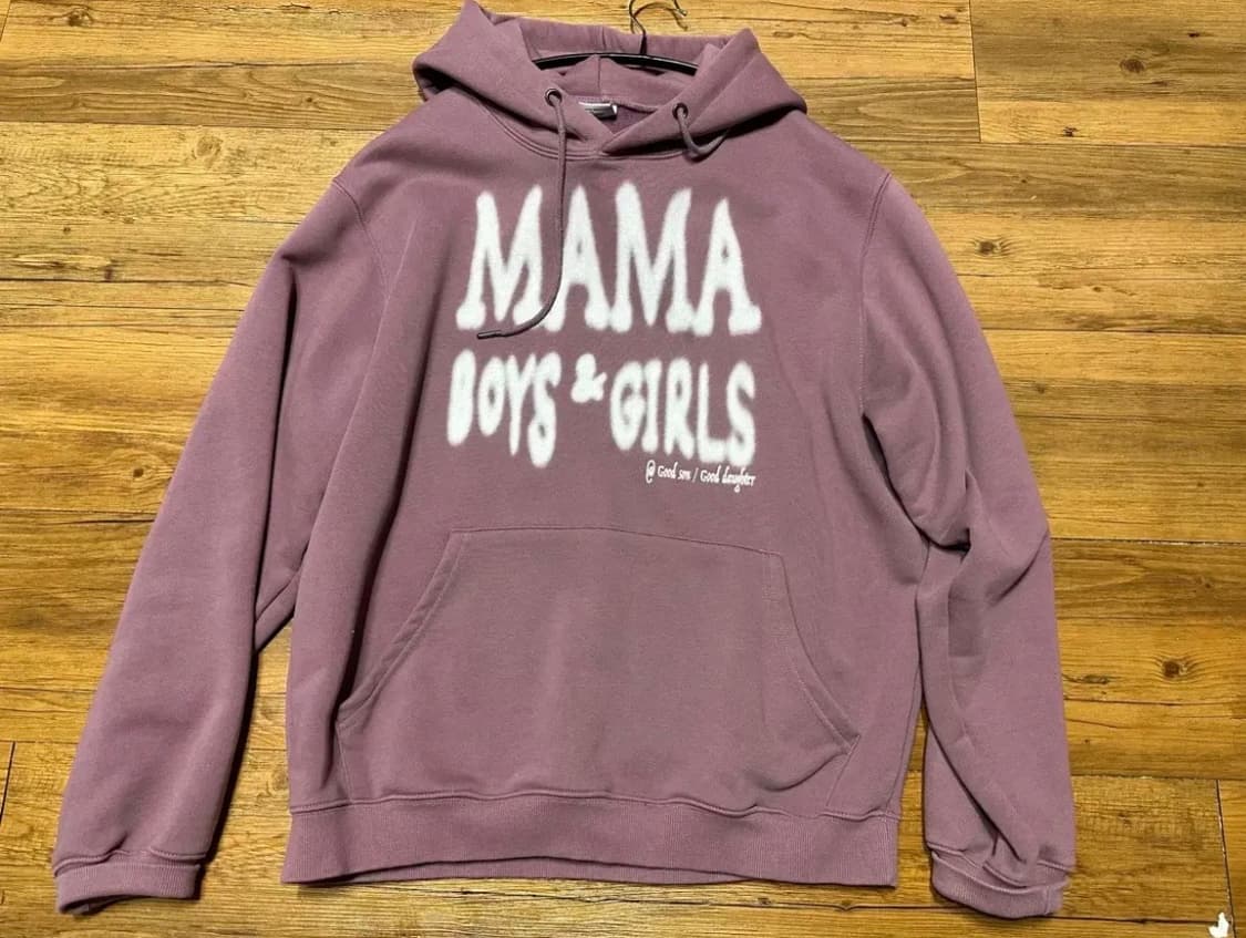 더콜디스트모먼트 mama 후드티 인디핑크 m 상품이미지1