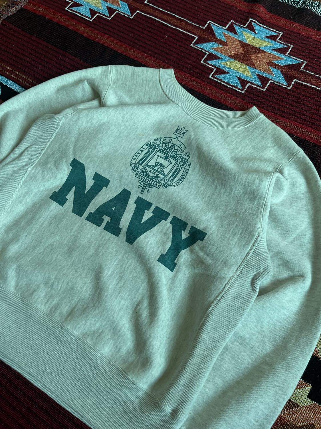 웨어하우스 밀리터리 네이비 스웻셔츠 맨투맨 WAREHOUSE 상품이미지3