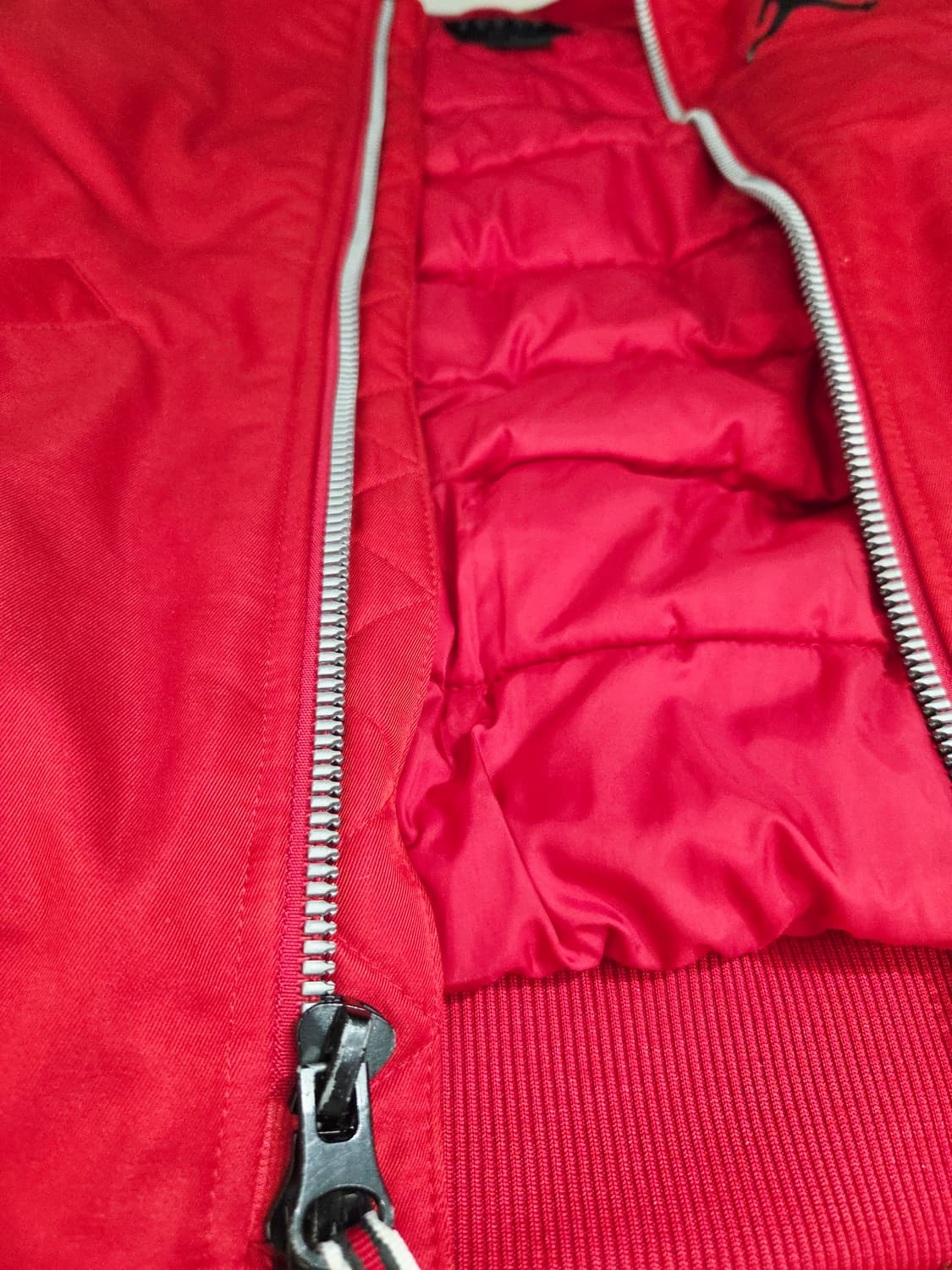 조던 레드 봄버 자켓_M 상품이미지8