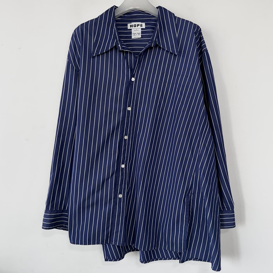 HOPE Stockholm 23 스트라이프 언발 셔츠 상품이미지1