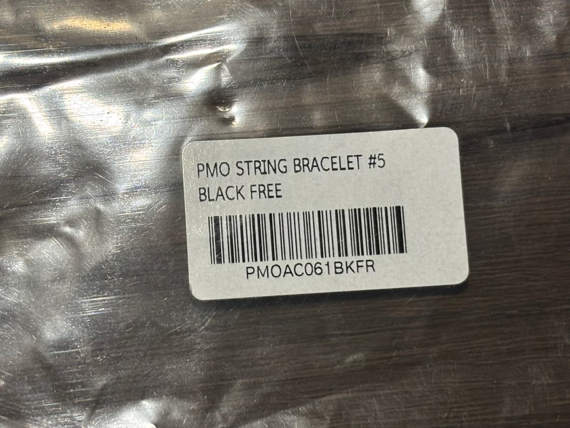 PMO STRING BRACELET #5 BLACK FREE(상점필독) 상품이미지4