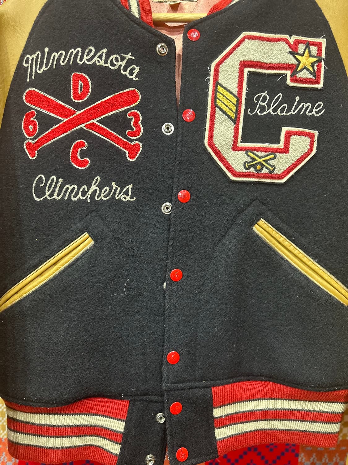 스타일아이즈 울레더 바시티 38 상품이미지5