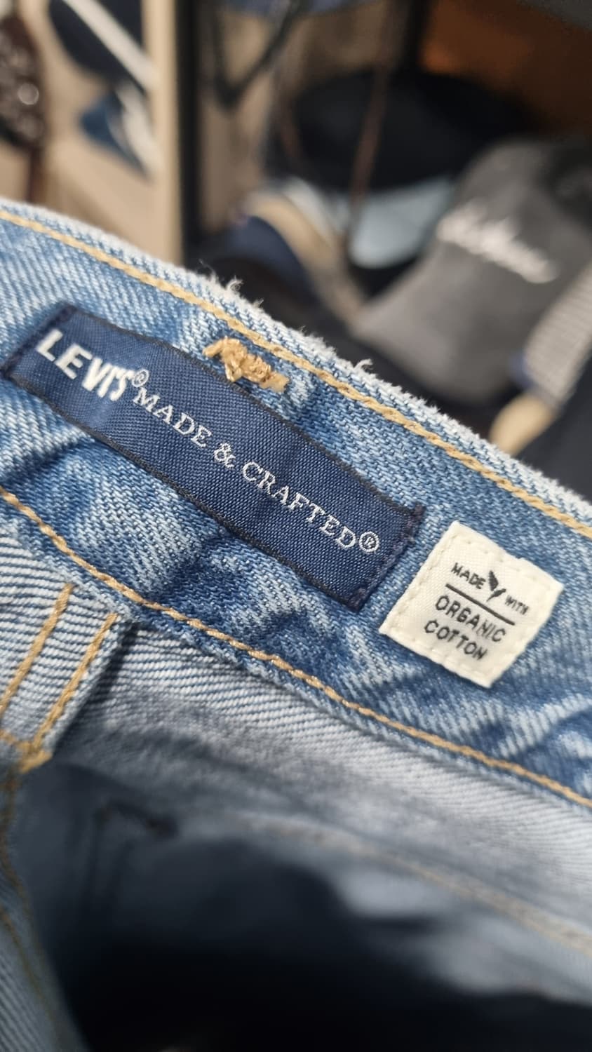 LEVI'S 우먼 Blue Teb 빅E 칼럼진 허리27 상태매우좋음 상품이미지4