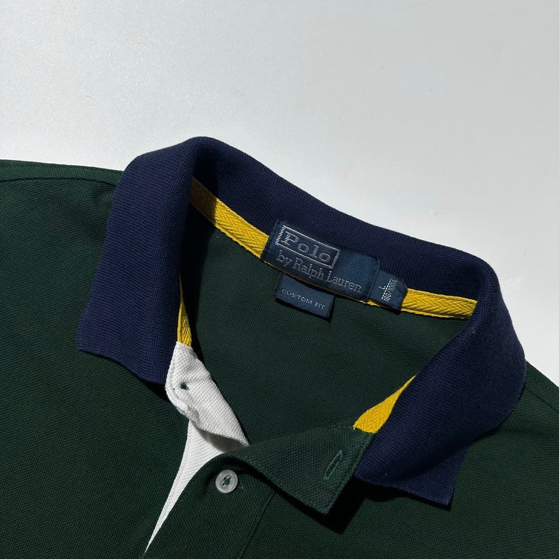 폴로 랄프로렌 치프키프 빅포니 배색 피케 카라 반팔 티셔츠 상품이미지4
