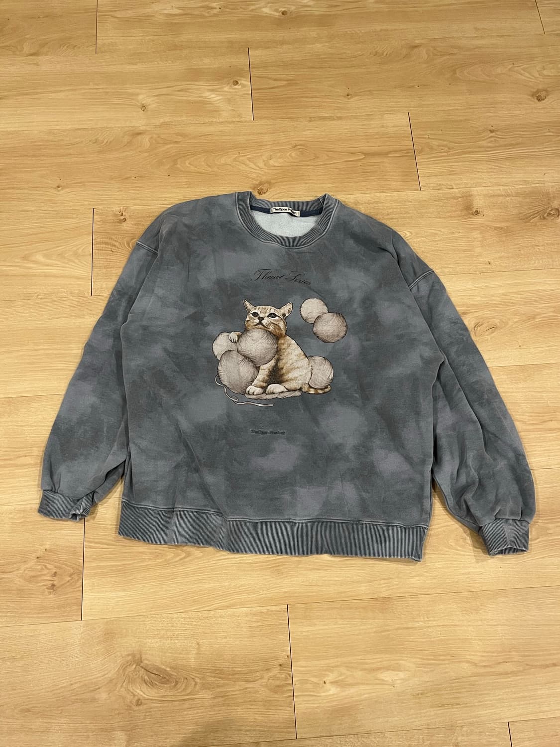 TheOpen Product 더오픈프로덕트 스웻셔츠 차콜 상품이미지2