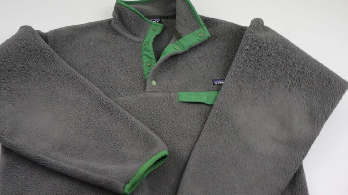 00s 파타고니아 신칠라 스냅-T 그레이/그린 콜롬비아 상품이미지6