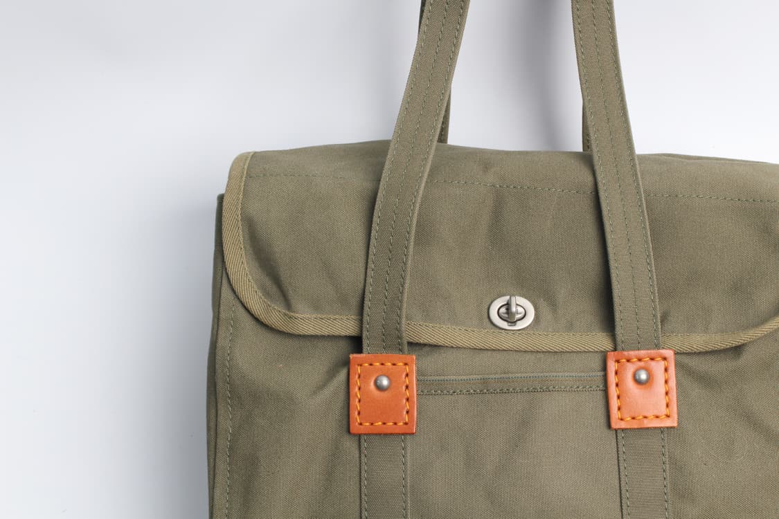 ICHIZAWA KYOTO  Canvas Flap Tote Bag 상품이미지3