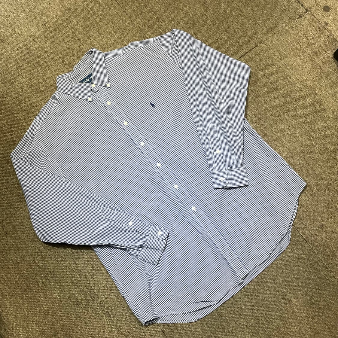 (XL) POLO 폴로 랄프로렌 체크 셔츠 블레이크 상품이미지1