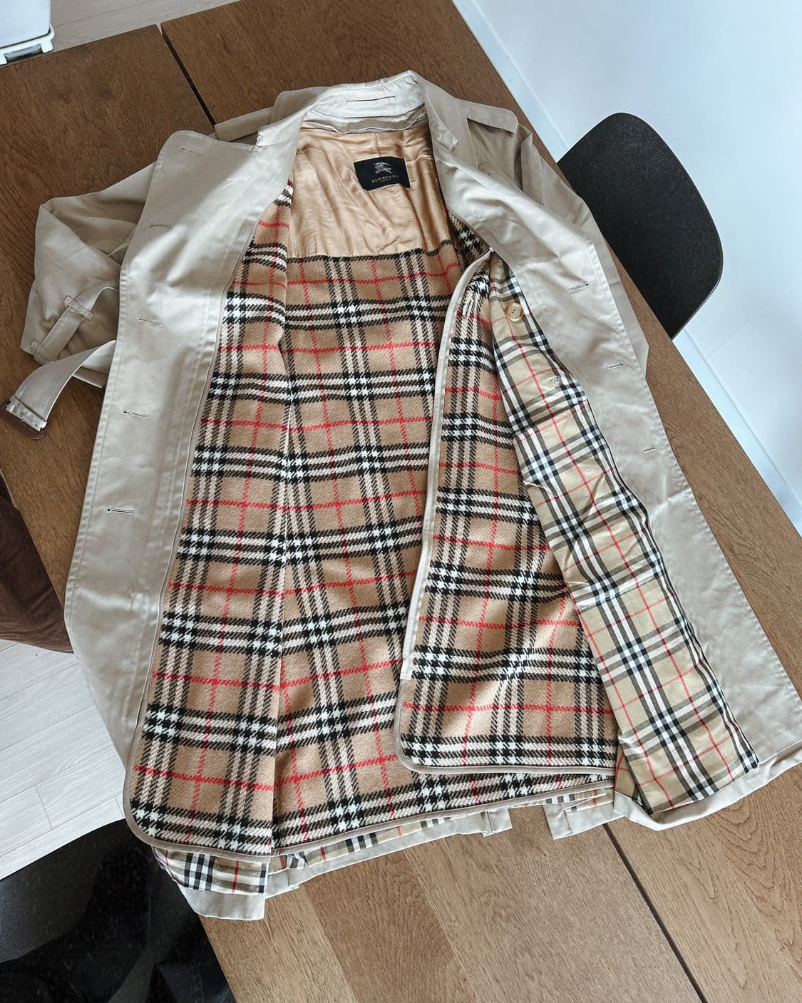 버버리 트렌치코트(내피 있음) 상품이미지5